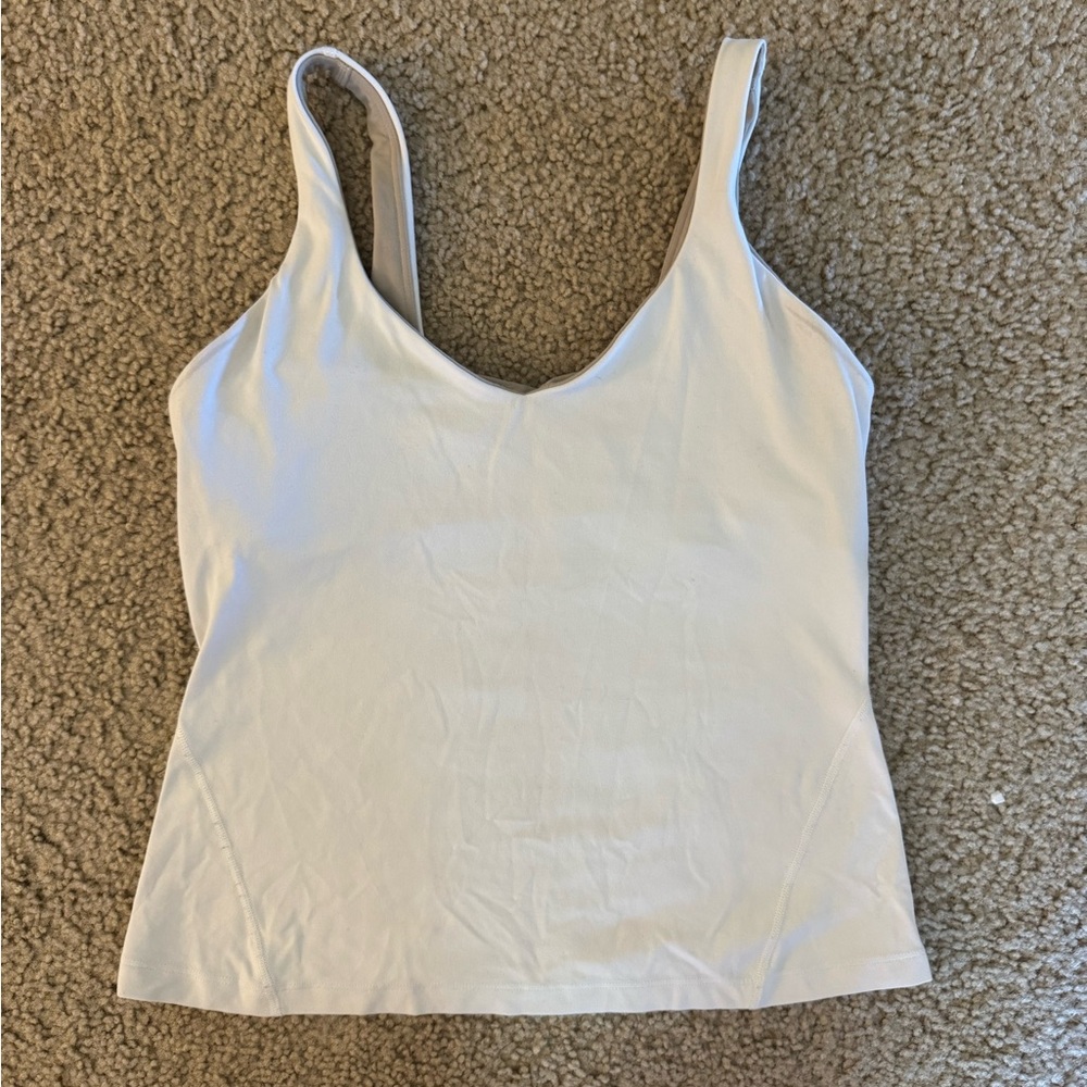 Women's White Lululemon Align Tank Top